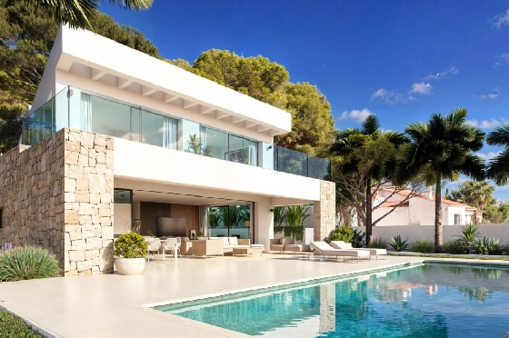 Villa in Moraira zu verkaufen, Living area 350 m², Plot 913 m², 4 Schlafzimmer, 4 Badezimmer, Pool, ref.: VGH50095-1