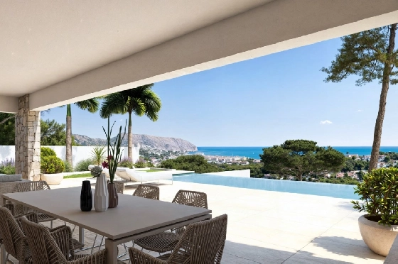 Villa in Moraira zu verkaufen, Living area 350 m², Plot 913 m², 4 Schlafzimmer, 4 Badezimmer, Pool, ref.: VGH50095-2