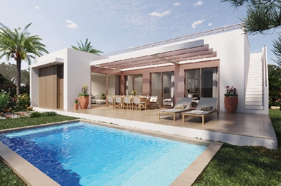 Villa in Entrenaranjos zu verkaufen, Living area 231 m², Zustand Erstbezug, Klimaanlage, Plot 298 m², 3 Schlafzimmer, 2 Badezimmer, Pool, ref.: HA-ENN-120-E01-1