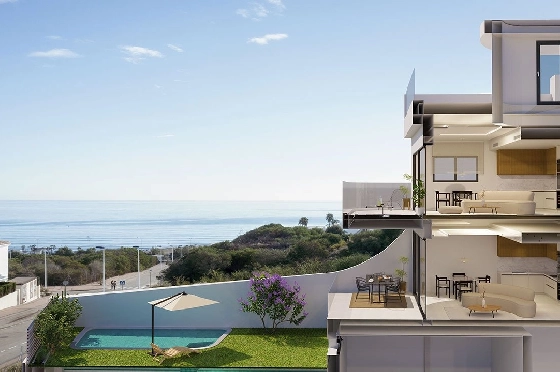 Erdgeschoss Apartment in La Mata zu verkaufen, Living area 164 m², Zustand Erstbezug, Klimaanlage, 2 Schlafzimmer, 2 Badezimmer, Pool, ref.: HA-TLN-140-A01-4