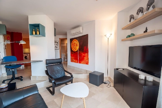 Apartment in Calpe(Playa de Fossa Levante) zu verkaufen, Living area 55 m², Klimaanlage, 1 Schlafzimmer, 1 Badezimmer, Pool, ref.: COB-3554-10535-6