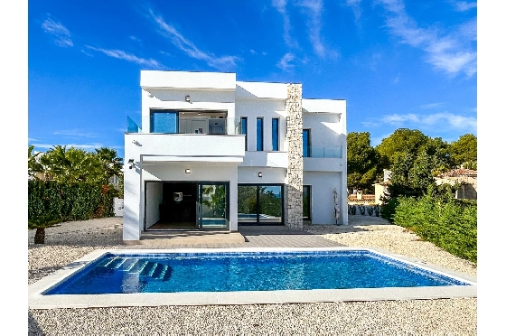 Villa in Benissa zu verkaufen, Living area 202 m², Baujahr 2025, Klimaanlage, Plot 1715 m², 3 Schlafzimmer, 3 Badezimmer, Pool, ref.: AM-12657DA-12