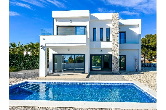 Villa in Benissa zu verkaufen, Living area 202 m², Baujahr 2025, Klimaanlage, Plot 1715 m², 3 Schlafzimmer, 3 Badezimmer, Pool, ref.: AM-12657DA-14