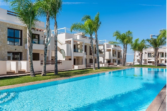 Erdgeschoss Apartment in Torrevieja zu verkaufen, Living area 100 m², Zustand Erstbezug, 3 Schlafzimmer, 2 Badezimmer, Pool, ref.: HA-TON-159-A03-4