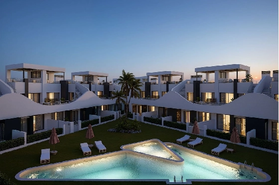 Erdgeschoss Apartment in San Fulgencio zu verkaufen, Living area 133 m², Zustand Erstbezug, 3 Schlafzimmer, 2 Badezimmer, Pool, ref.: HA-SFN-131-A03-3