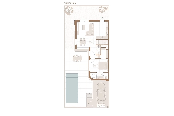 Doppelhaushälfte in Daya Nueva zu verkaufen, Wohnfläche 109 m², Zustand Erstbezug, Grundstück 195 m², 3 Schlafzimmer, 2 Badezimmer, ref.: HA-DNN-120-D01-15