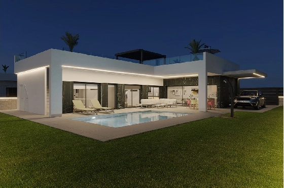 Villa in Algorfa zu verkaufen, Living area 318 m², Zustand Erstbezug, Plot 455 m², 3 Schlafzimmer, 2 Badezimmer, Pool, ref.: HA-ARN-140-E04-3