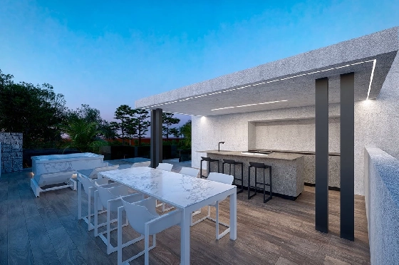 Villa in Los Alcazares zu verkaufen, Living area 426 m², Zustand Erstbezug, Klimaanlage, Plot 394 m², 3 Schlafzimmer, 2 Badezimmer, Pool, ref.: HA-LAN-470-E02-10