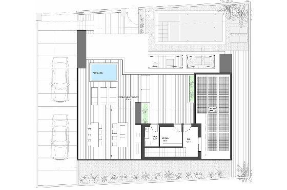 Villa in Los Alcazares zu verkaufen, Living area 426 m², Zustand Erstbezug, Klimaanlage, Plot 394 m², 3 Schlafzimmer, 2 Badezimmer, Pool, ref.: HA-LAN-470-E02-13