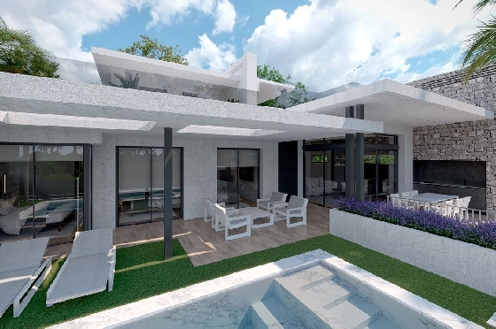Villa in Los Alcazares zu verkaufen, Living area 426 m², Zustand Erstbezug, Klimaanlage, Plot 394 m², 3 Schlafzimmer, 2 Badezimmer, Pool, ref.: HA-LAN-470-E02-3