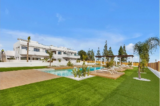 Etagen Apartment in Los Alcazares zu verkaufen, Living area 102 m², Zustand Erstbezug, 3 Schlafzimmer, 2 Badezimmer, Pool, ref.: HA-LAN-436-A02-2