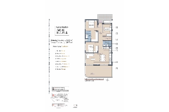 Etagen Apartment in Los Alcazares zu verkaufen, Living area 102 m², Zustand Erstbezug, 3 Schlafzimmer, 2 Badezimmer, Pool, ref.: HA-LAN-436-A02-21