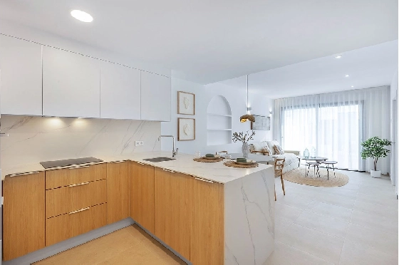 Penthouse Apartment in Los Alcazares zu verkaufen, Living area 137 m², Zustand Erstbezug, 2 Schlafzimmer, 2 Badezimmer, Pool, ref.: HA-LAN-436-A03-11