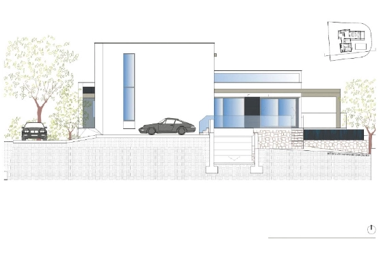 Villa in Moraira(Benimeit) zu verkaufen, Living area 310 m², Plot 817 m², 3 Schlafzimmer, 2 Badezimmer, Pool, ref.: COB-8248MOR-10535-3
