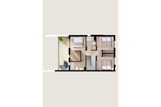 Villa in Finestrat(Balcon de Finestrat) zu verkaufen, Living area 158 m², Plot 431 m², 4 Schlafzimmer, 3 Badezimmer, Pool, ref.: TW-BREEZE-74-16