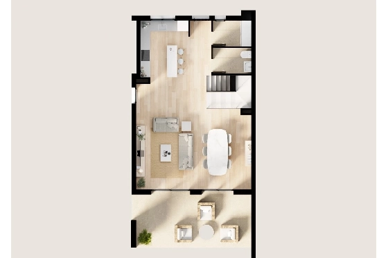 Villa in Finestrat(Balcon de Finestrat) zu verkaufen, Living area 158 m², Plot 431 m², 4 Schlafzimmer, 3 Badezimmer, Pool, ref.: TW-BREEZE-74-17