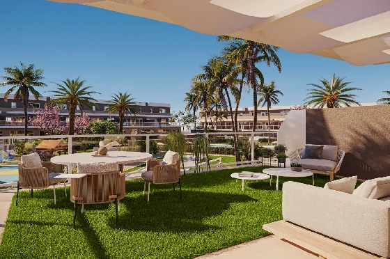 Doppelhaushälfte in Monforte Del Cid(Alenda Golf) zu verkaufen, Living area 123 m², Plot 156 m², 3 Schlafzimmer, 2 Badezimmer, Pool, ref.: TW-ALLURE-13-7