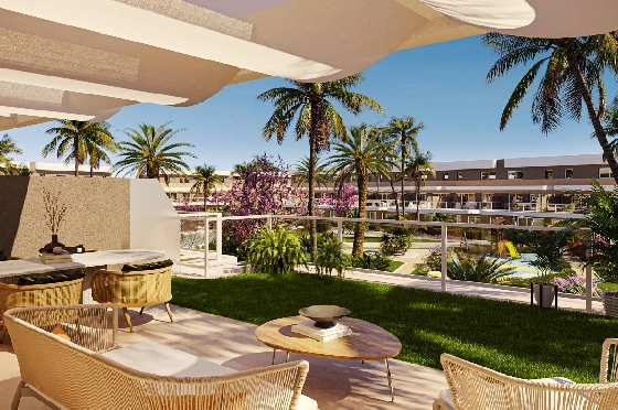 Doppelhaushälfte in Monforte Del Cid(Alenda Golf) zu verkaufen, Living area 123 m², Plot 156 m², 3 Schlafzimmer, 2 Badezimmer, Pool, ref.: TW-ALLURE-13-8
