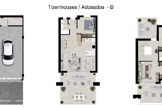 Stadthaus in La Cala De Mijas(La Cala Golf Resort) zu verkaufen, Living area 208 m², Plot 255 m², 3 Schlafzimmer, 3 Badezimmer, ref.: TW-THE-MEADOWS-4-24