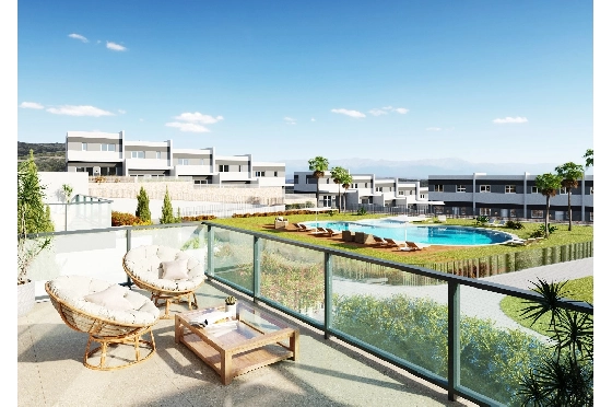 Stadthaus in Finestrat(Balcon de Finestrat) zu verkaufen, Living area 118 m², Plot 237 m², 3 Schlafzimmer, 3 Badezimmer, Pool, ref.: TW-NATURE-34-1