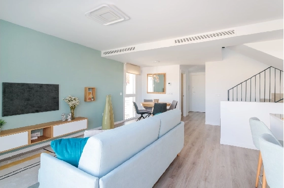 Stadthaus in Finestrat(Balcon de Finestrat) zu verkaufen, Living area 118 m², Plot 237 m², 3 Schlafzimmer, 3 Badezimmer, Pool, ref.: TW-NATURE-34-10