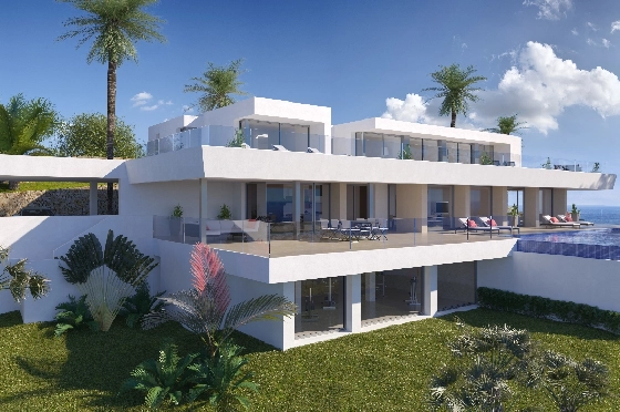 Villa in Benitachell(Cumbre del Sol) zu verkaufen, Living area 506 m², Plot 2393 m², 6 Schlafzimmer, 7 Badezimmer, Pool, ref.: VA-21294-4