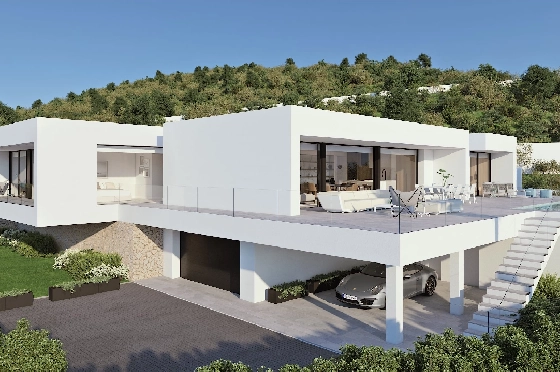 Villa in Benitachell(Cumbre del Sol) zu verkaufen, Living area 313 m², Plot 1338 m², 4 Schlafzimmer, 6 Badezimmer, Pool, ref.: VA-21558-4
