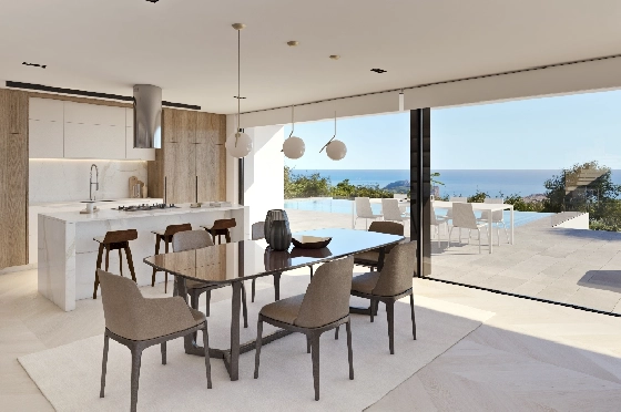 Villa in Benitachell(Cumbre del Sol) zu verkaufen, Living area 313 m², Plot 1338 m², 4 Schlafzimmer, 6 Badezimmer, Pool, ref.: VA-21558-7