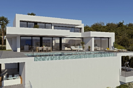 Villa in Benitachell(Cumbre del Sol) zu verkaufen, Living area 278 m², Plot 1087 m², 4 Schlafzimmer, 5 Badezimmer, Pool, ref.: VA-22474-1