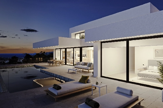 Villa in Benitachell(Cumbre del Sol) zu verkaufen, Living area 278 m², Plot 1087 m², 4 Schlafzimmer, 5 Badezimmer, Pool, ref.: VA-22474-6