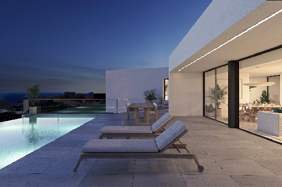 Villa in Benitachell(Cumbre del Sol) zu verkaufen, Living area 266 m², Plot 1000 m², 3 Schlafzimmer, 4 Badezimmer, Pool, ref.: VA-22487-7