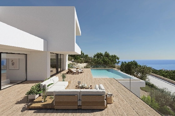 Villa in Benitachell(Cumbre del Sol) zu verkaufen, Living area 272 m², Plot 1020 m², 3 Schlafzimmer, 4 Badezimmer, Pool, ref.: VA-22646-2