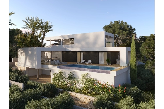 Villa in Benitachell(Cumbre del Sol) zu verkaufen, Living area 190 m², Plot 817 m², 3 Schlafzimmer, 4 Badezimmer, Pool, ref.: VA-22894-1
