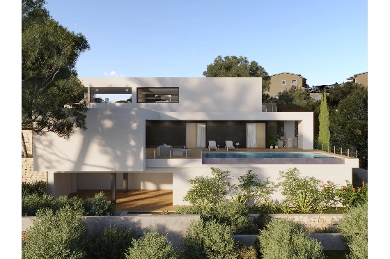 Villa in Benitachell(Cumbre del Sol) zu verkaufen, Living area 190 m², Plot 817 m², 3 Schlafzimmer, 4 Badezimmer, Pool, ref.: VA-22894-4