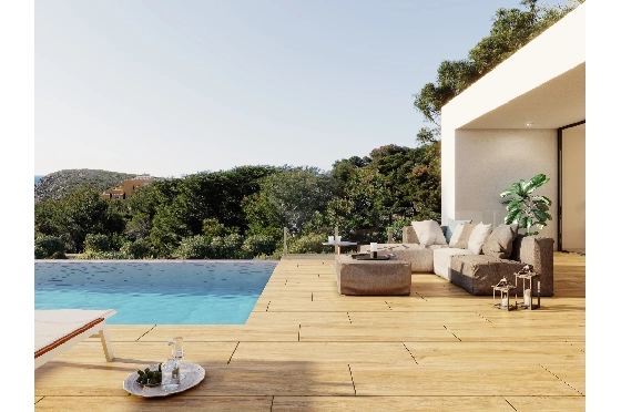 Villa in Benitachell(Cumbre del Sol) zu verkaufen, Living area 190 m², Plot 817 m², 3 Schlafzimmer, 4 Badezimmer, Pool, ref.: VA-22894-6