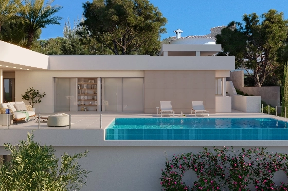 Villa in Benitachell(Cumbre del Sol) zu verkaufen, Living area 215 m², Plot 813 m², 4 Schlafzimmer, 5 Badezimmer, Pool, ref.: VA-22899-2