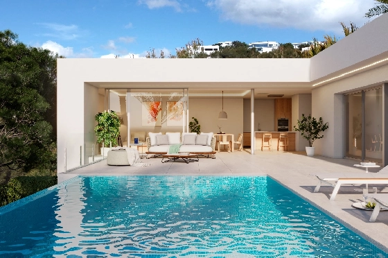 Villa in Benitachell(Cumbre del Sol) zu verkaufen, Living area 215 m², Plot 813 m², 4 Schlafzimmer, 5 Badezimmer, Pool, ref.: VA-22899-3