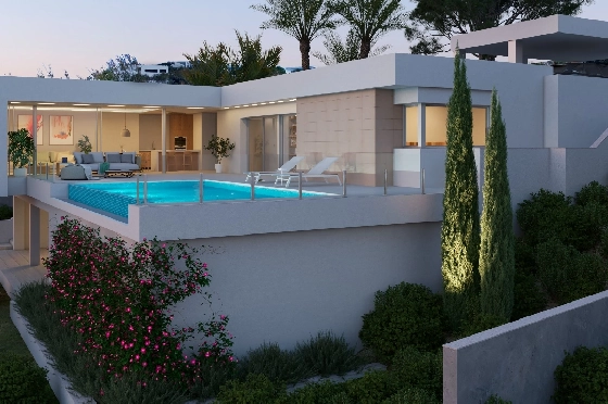 Villa in Benitachell(Cumbre del Sol) zu verkaufen, Living area 215 m², Plot 813 m², 4 Schlafzimmer, 5 Badezimmer, Pool, ref.: VA-22899-8