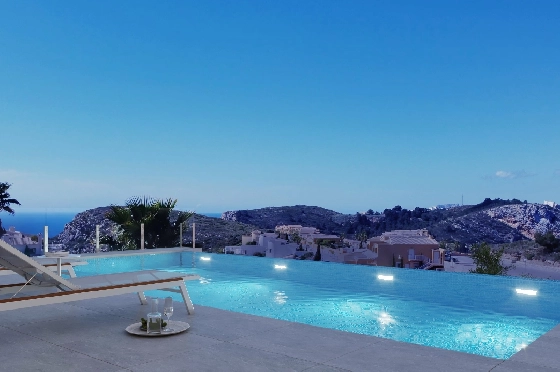 Villa in Benitachell(Cumbre del Sol) zu verkaufen, Living area 215 m², Plot 813 m², 4 Schlafzimmer, 5 Badezimmer, Pool, ref.: VA-22899-9