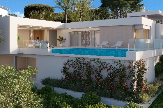 Villa in Benitachell(Cumbre del Sol) zu verkaufen, Living area 142 m², Plot 956 m², 3 Schlafzimmer, 3 Badezimmer, Pool, ref.: VA-22965-2