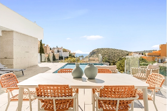Villa in Benitachell(Cumbre del Sol) zu verkaufen, Living area 142 m², Plot 956 m², 3 Schlafzimmer, 3 Badezimmer, Pool, ref.: VA-22965-33
