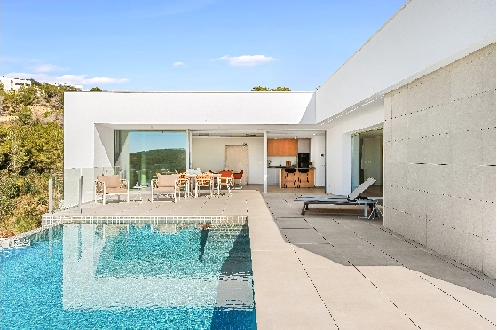Villa in Benitachell(Cumbre del Sol) zu verkaufen, Living area 142 m², Plot 956 m², 3 Schlafzimmer, 3 Badezimmer, Pool, ref.: VA-22965-35