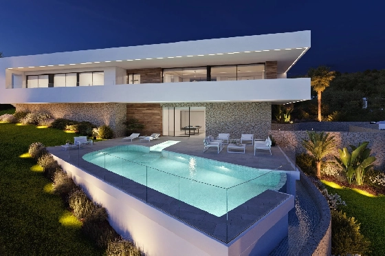 Villa in Benitachell(Cumbre del Sol) zu verkaufen, Living area 267 m², Plot 963 m², 3 Schlafzimmer, 4 Badezimmer, Pool, ref.: VA-23300-6