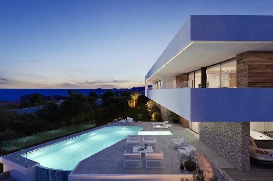 Villa in Benitachell(Cumbre del Sol) zu verkaufen, Living area 267 m², Plot 963 m², 3 Schlafzimmer, 4 Badezimmer, Pool, ref.: VA-23300-7