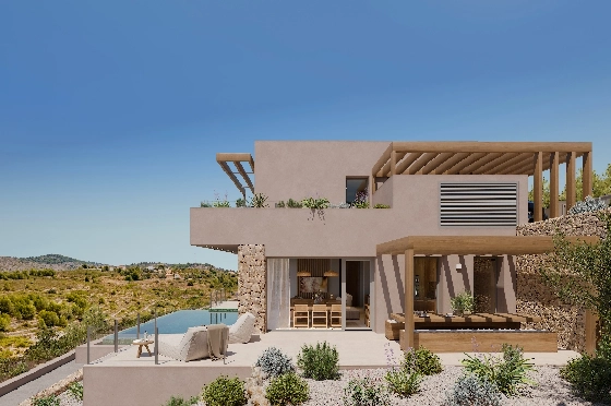 Villa in Lliber(Vall de Pop) zu verkaufen, Living area 164 m², Plot 468 m², 3 Schlafzimmer, 3 Badezimmer, Pool, ref.: VA-23425-11