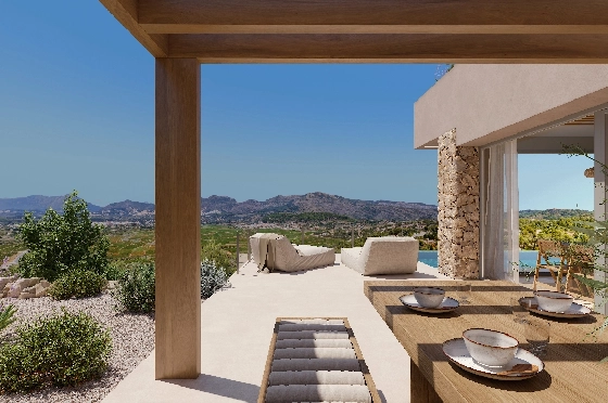 Villa in Lliber(Vall de Pop) zu verkaufen, Living area 164 m², Plot 468 m², 3 Schlafzimmer, 3 Badezimmer, Pool, ref.: VA-23425-16