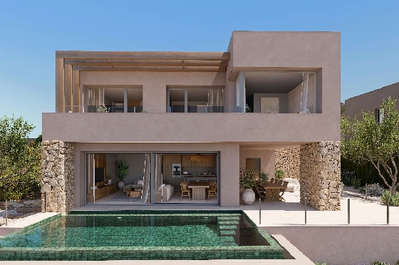 Villa in Lliber(Vall de Pop) zu verkaufen, Living area 165 m², Plot 439 m², 3 Schlafzimmer, 3 Badezimmer, Pool, ref.: VA-23426-2