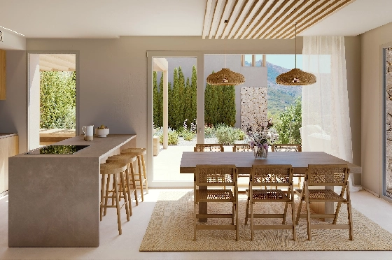 Villa in Lliber(Vall de Pop) zu verkaufen, Living area 165 m², Plot 473 m², 3 Schlafzimmer, 3 Badezimmer, Pool, ref.: VA-23427-8