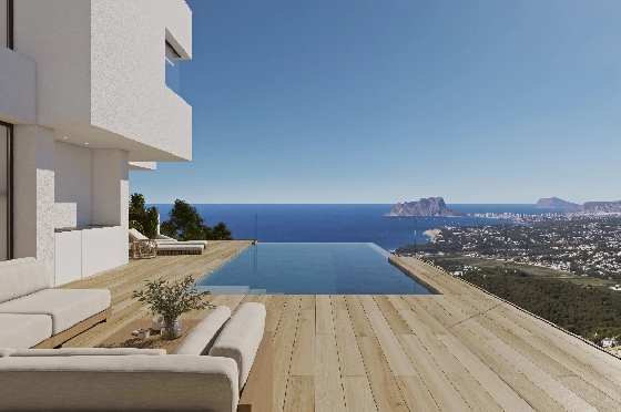 Villa in Benitachell(Cumbre del Sol) zu verkaufen, Living area 193 m², Plot 878 m², 3 Schlafzimmer, 3 Badezimmer, Pool, ref.: VA-23251-1
