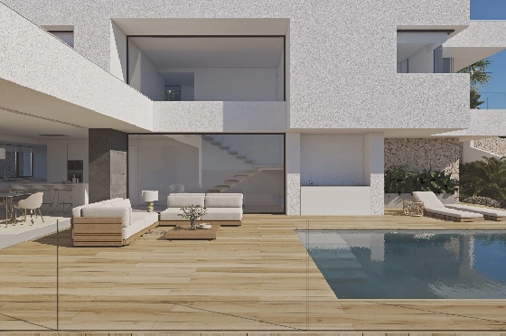 Villa in Benitachell(Cumbre del Sol) zu verkaufen, Living area 193 m², Plot 878 m², 3 Schlafzimmer, 3 Badezimmer, Pool, ref.: VA-23251-2